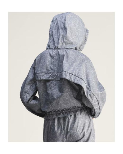 Adidas By Stella McCartney Blue Running Print Jacket