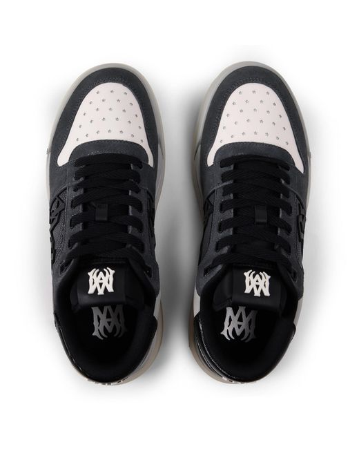 Amiri Blue Mesh Panel Sneakers for men
