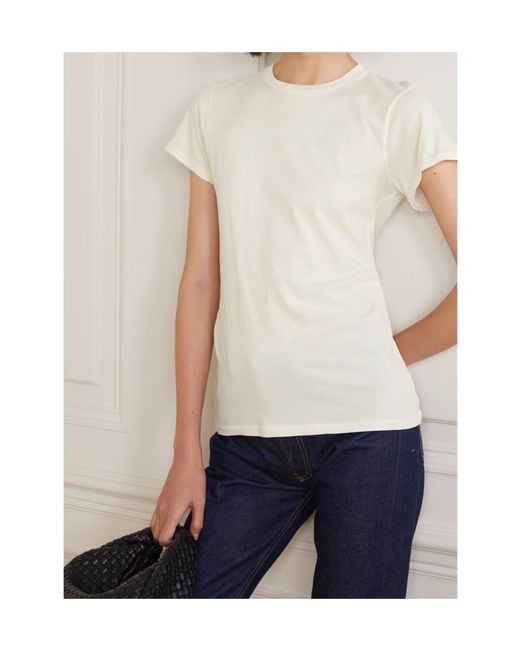 Nili Lotan White Lana Short-Sleeved T-Shirt
