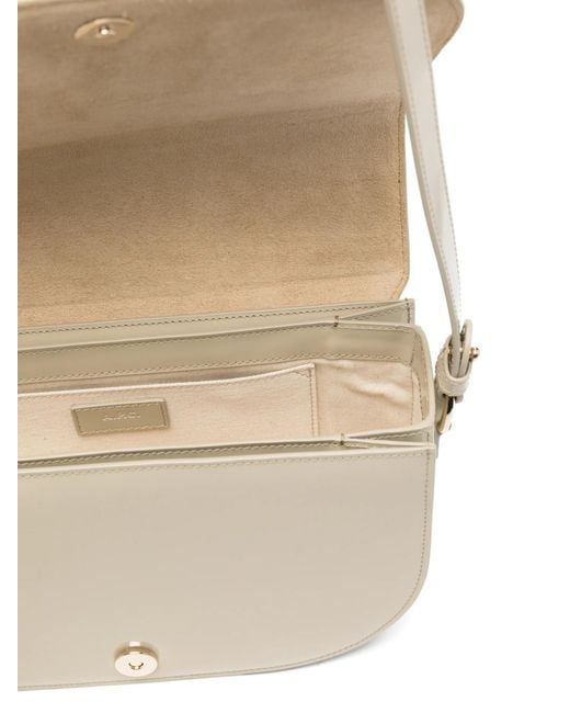 A.P.C. White Le B Side Cross Body Bag