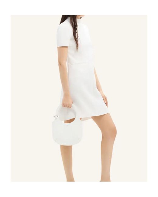 Courreges White Courrèges Holy Logo Plaque Shoulder Bag