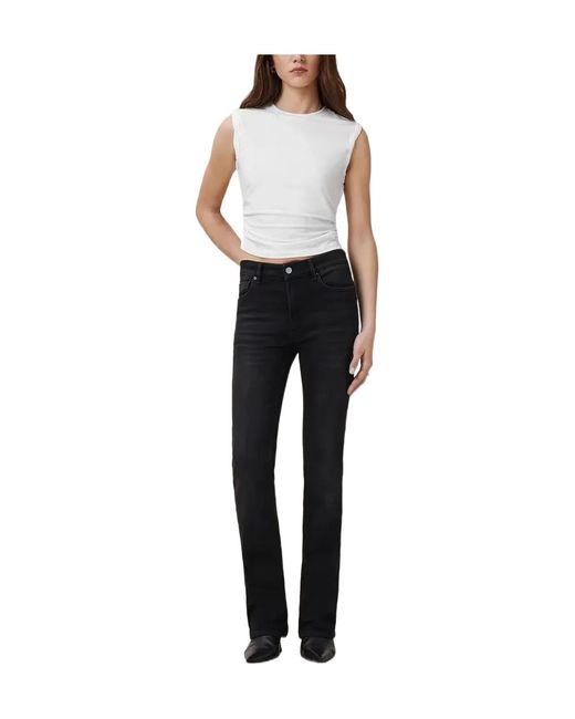 AllSaints White West Ruched Sleeveless Top