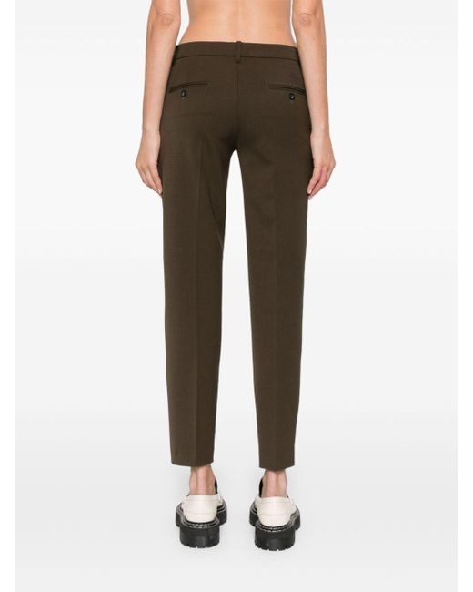 N°21 Gray Straight Trousers