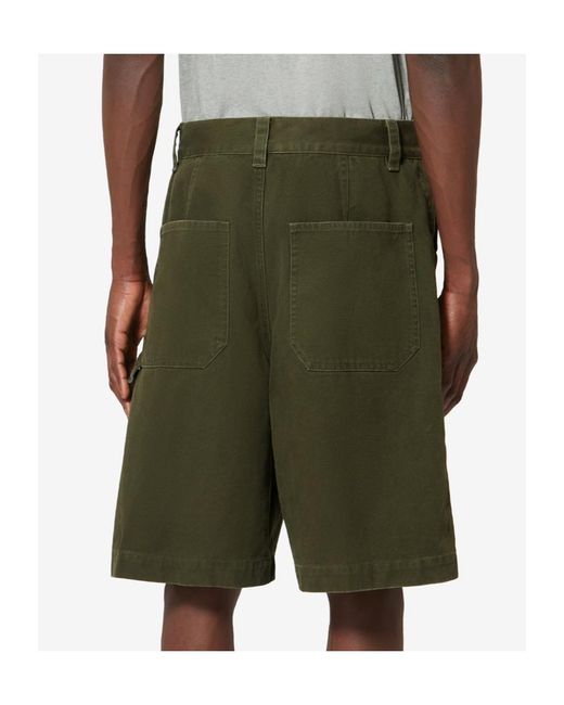 Isabel Marant Green Akyle Utility Shorts for men