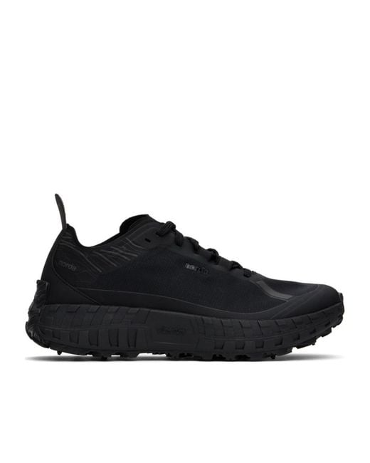 Norda Black Laced Sneakers for men