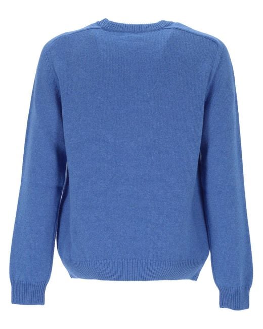 Céline Blue Crew Neck Sweater for men