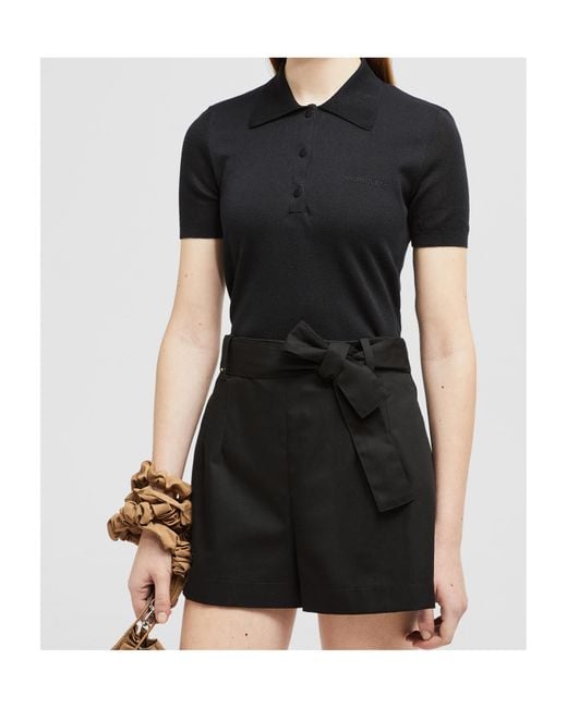 Moncler Black Logo Embroidered Button-Up Cardigan