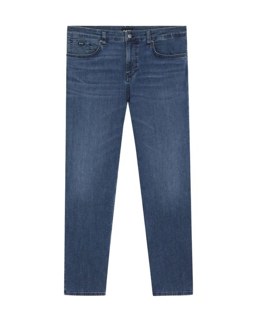 Boss Blue Straight-Leg Jeans for men
