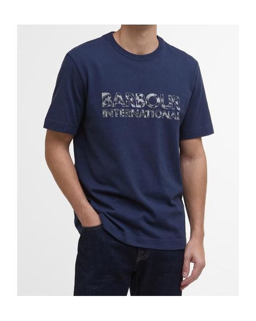 Barbour Blue B.Int Bento Tee Sn53 for men