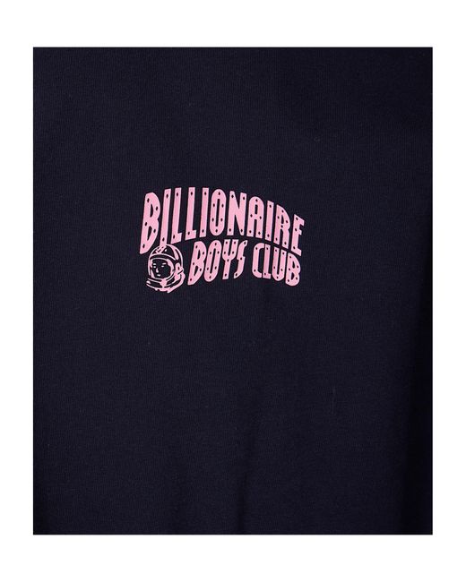 BBCICECREAM Blue Small Arched Logo T-Shirt for men
