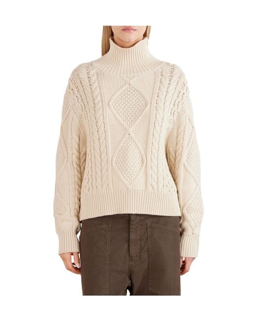 Nili Lotan White Cotton And Cashmere-Blend Sweater