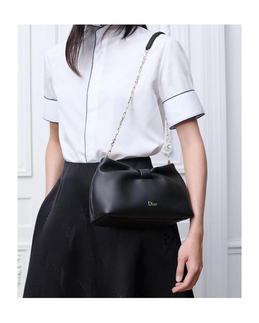 Dior Black Small Bow Bag