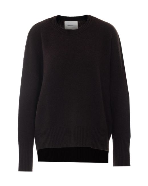 Lisa Yang Black Crew-Neck Sweater