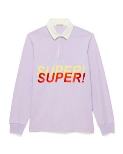 J.W. Anderson White Jw Anderson Long Sleeve Polo Shirt
