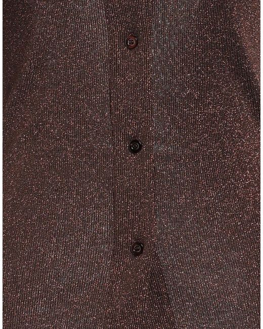 Sportmax Brown Solid Colour Shirts Blouses
