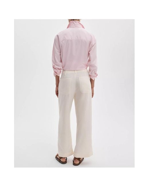 Rag & Bone White Casual Pants With Belt Loops