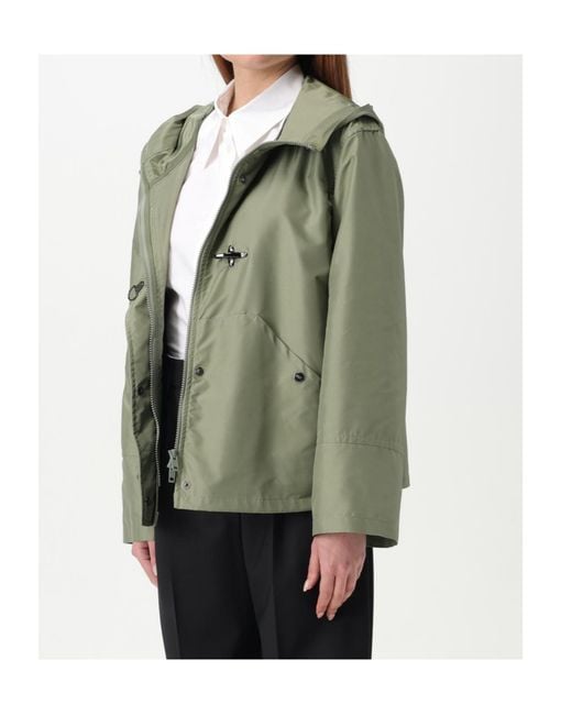 Fay Green Hooded Jacket