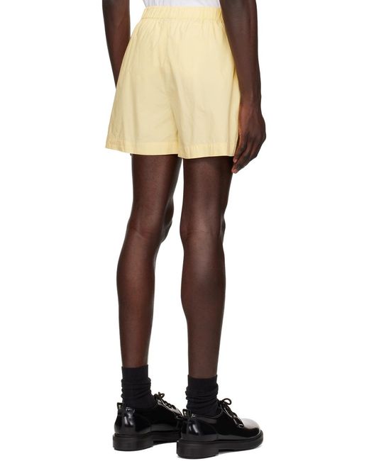 Sporty & Rich Black Src Elasticated-Waist Cotton Shorts for men