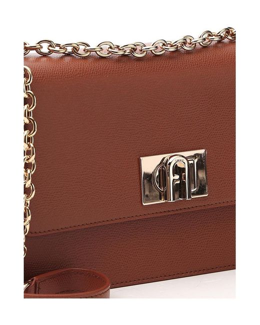 Furla Brown 1927 Small Crossbody Bag