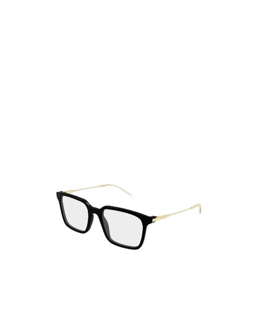 Gucci Metallic Full-Rim Optical Glasses for men