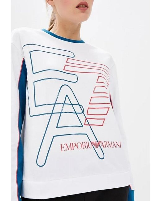EA7 Blue Logo Sweater