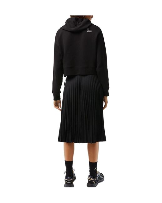 Lacoste Black Midi Skirt