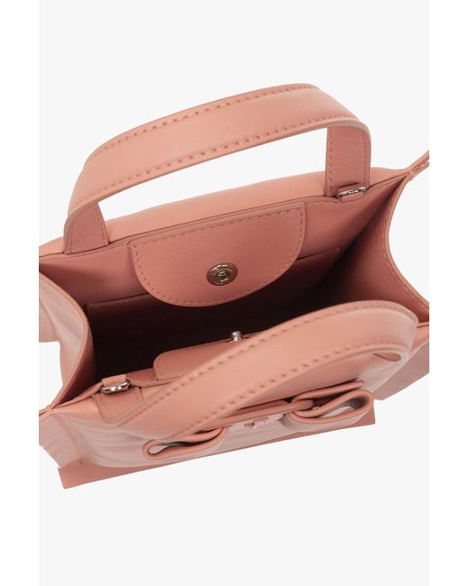 Ferragamo Pink Ferragamo Viva Mini Shoulder Bag