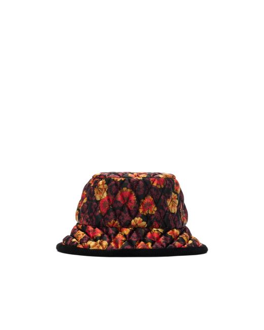 Burberry Brown Geranium Leaf Nylon Bucket Hat