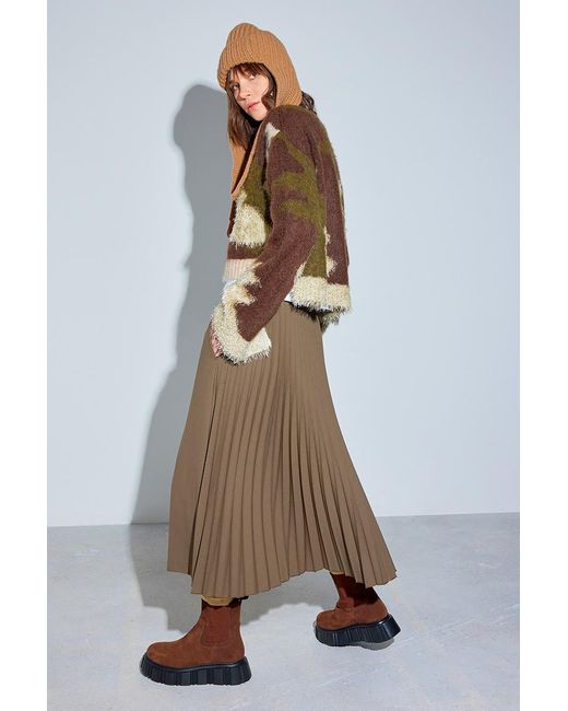 Semicouture Multicolor Camouflage-Print Knitted Jumper