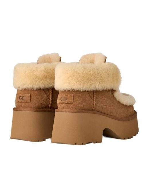 Ugg Natural Esmee Lace-Up Boots