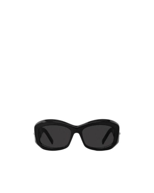 Givenchy Black Eyewear Rectangle Frame Sunglasses