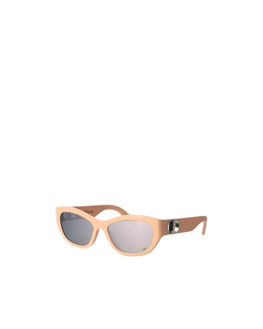 Dior Pink Eyewear 30Montaigne B5U Butterfly Frame Sunglasses