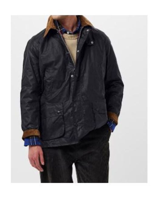 Barbour Blue Ashby Wax Jacket for men