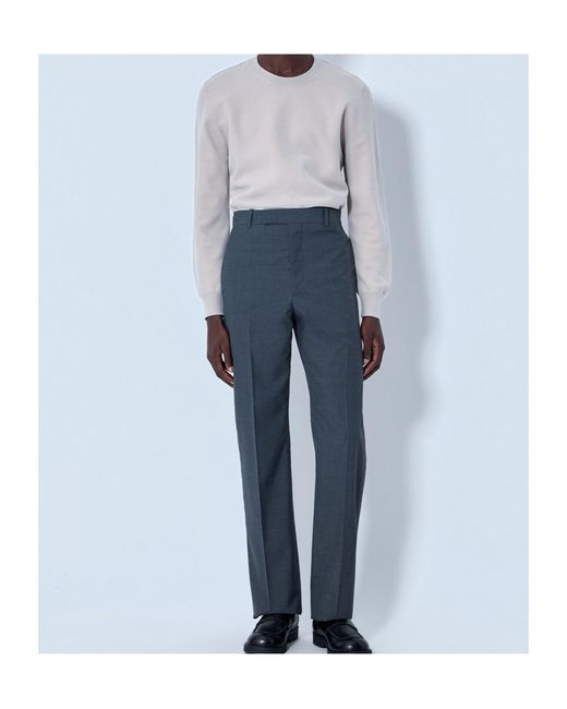 MM6 by Maison Margiela White Fused Crewneck Jumper for men