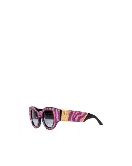 Anna Karin Karlsson Purple Cat's Eye Sunglasses