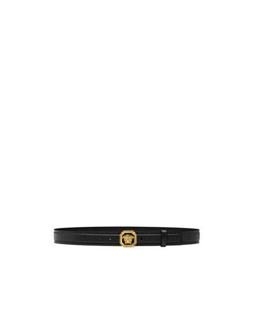 Versace White Medusa Head Motif Belt for men