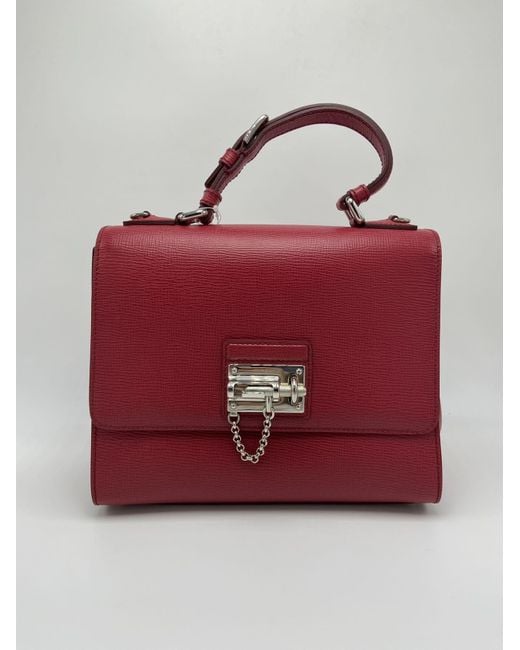Dolce & Gabbana Red Flap Shoulder Bag