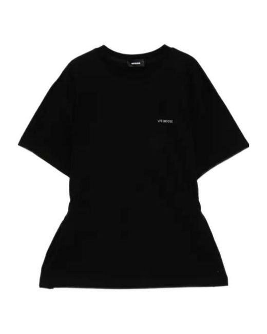 we11done Black Crewneck Logo T-Shirt