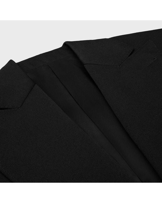 Céline Black Colonne Jacket