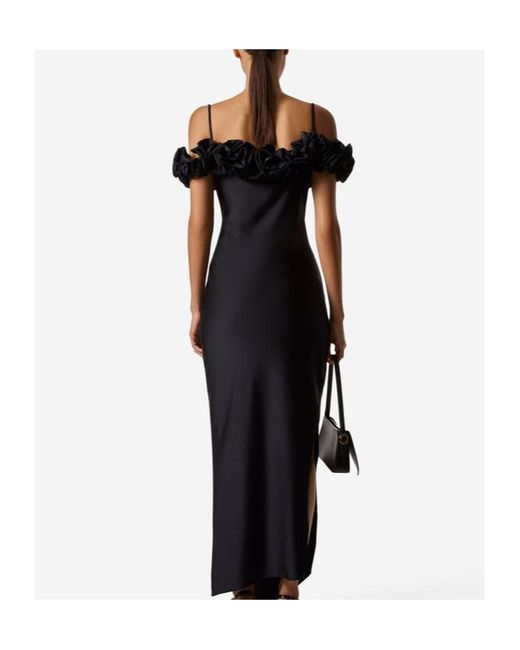 Coperni Black Ruffled Dress