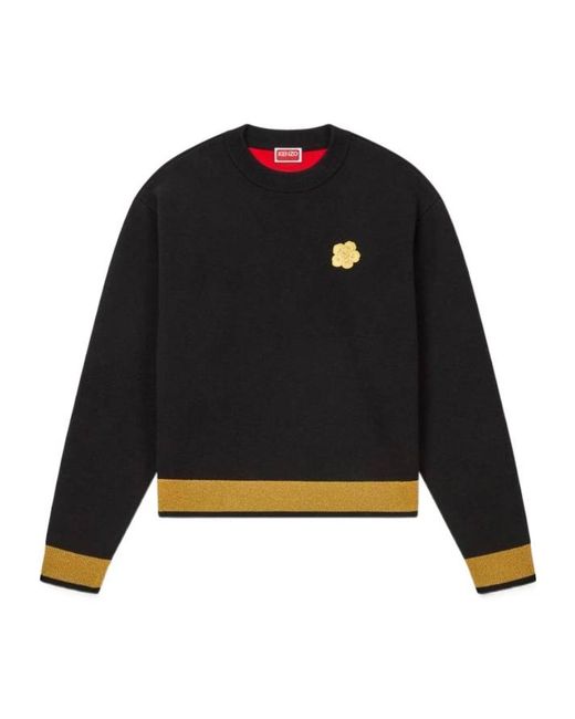 KENZO Black 'Boke Flower' Jumper