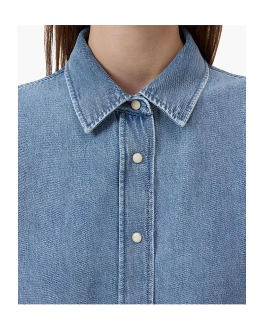 Closed Blue Buttoned Classic Shirt