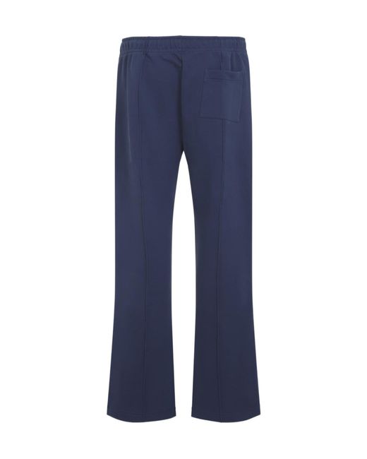 Casablanca Blue Logo Patch Sweatpants for men