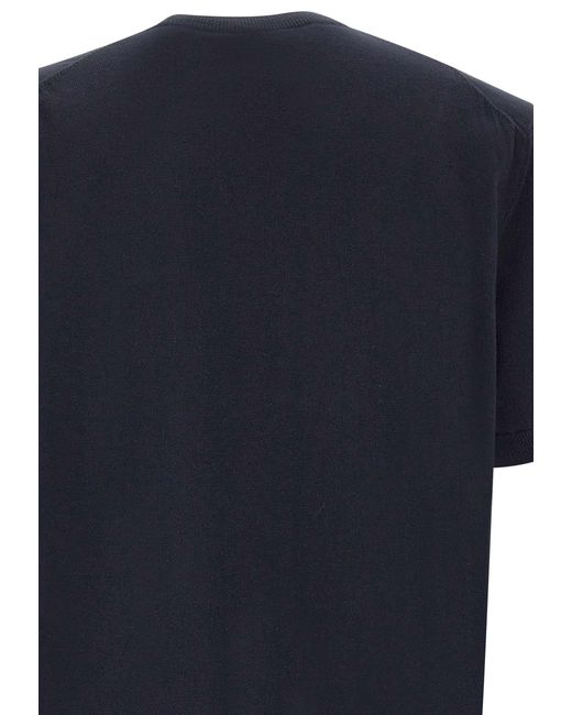 Boss Blue Kanacho Short-Sleeve Sweater for men