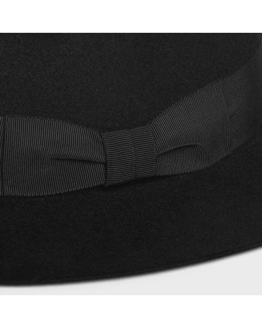 Céline White Fedora Hat for men