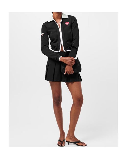 Casablanca Black Zipper Long-Sleeve Casual Jacket