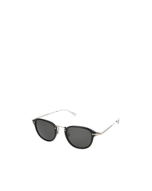 Montblanc White Eyewear Round Frame Sunglasses for men