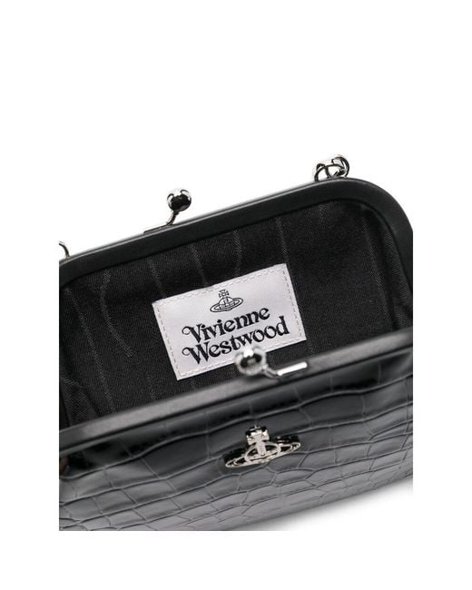 Vivienne Westwood Black Vivienne's Clutch Bag
