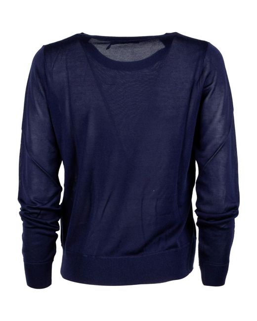 Seventy Blue Crew-Neck Sweater