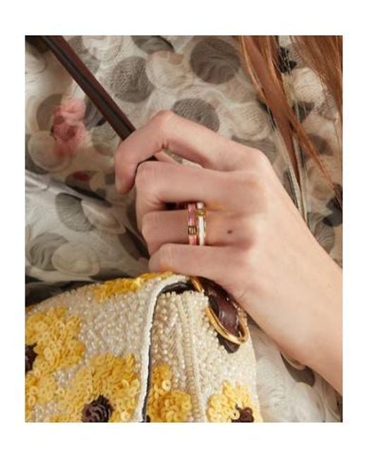 Fendi Metallic Forever Ring
